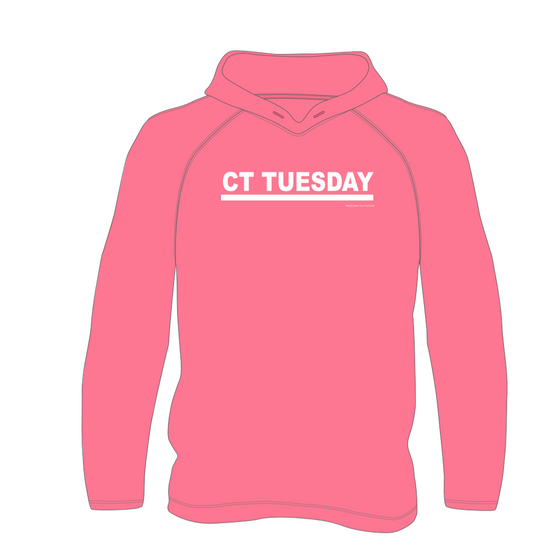 CT Tuesday Hoodie -Neon Pink